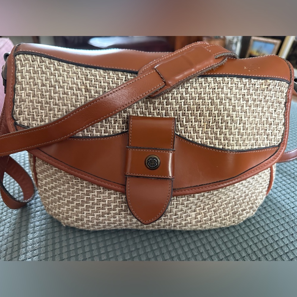 Woven Straw Shoulder Bag